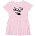 thumbnail image 3 of Inktastic Someone in Oklahoma Loves Me Girls Baby Dress, 3 of 5