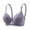 Gray, variant on Women's Underwire Bra Comfortable Lace Breathable Push Up Everyday Bralette 36B-46B Hand Wash Nylon Four Season