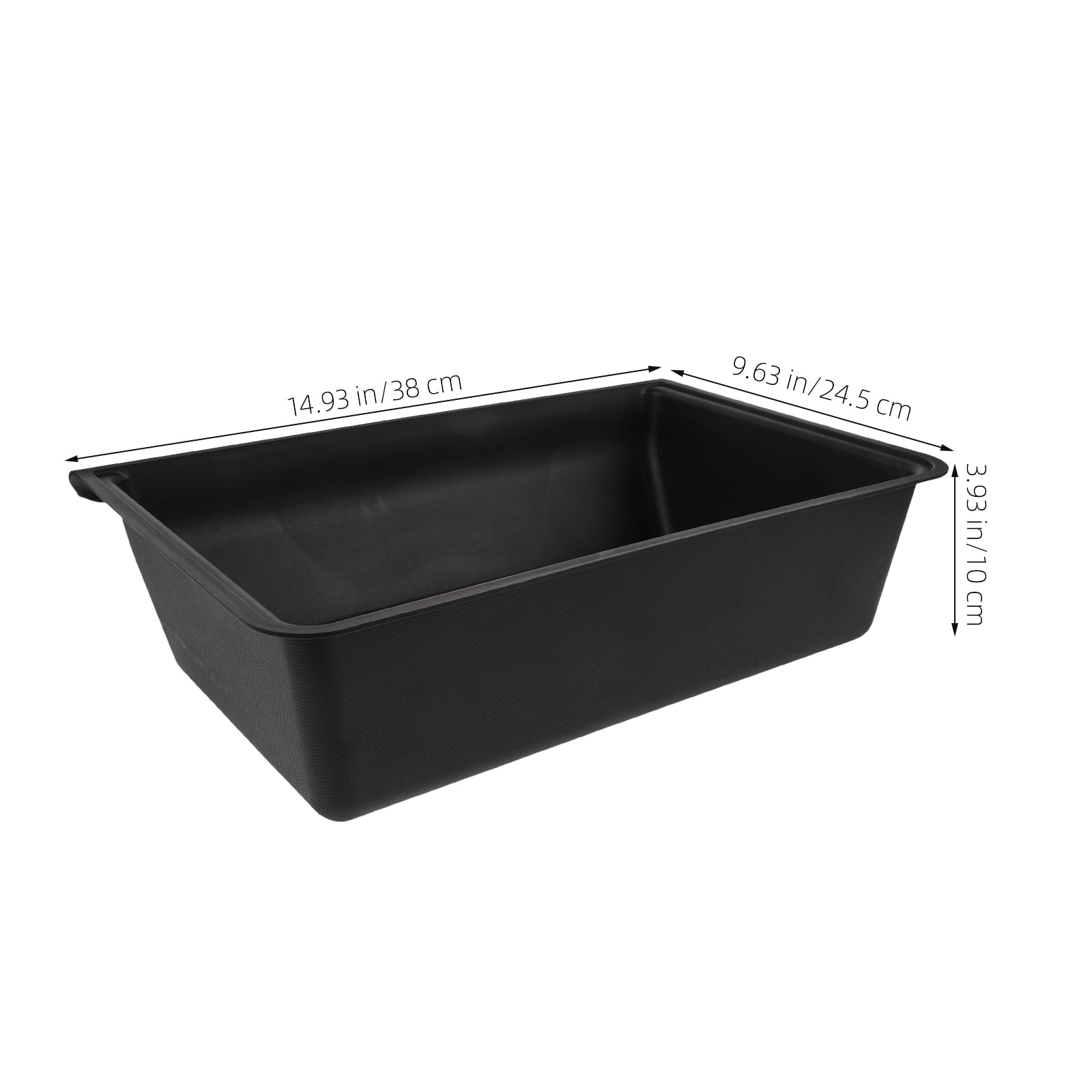BESTONZON Under Car Seat Storage Tray Rectangular Modern 1 Set