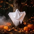thumbnail image 6 of Halloween Hanging Ghost Decoration, Cute Floating Ghost Wall Decor Easy Hanging Reusable Spooky Party Ornament, Outdoor Yard Porch Door Window Decor for Halloween Party Hauntedy Houses, 6 of 6