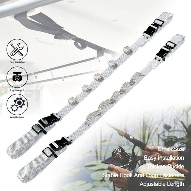 2 uds SUV/MVP/RV soporte para caña de pescar montado en vehículo soporte para caña de pescar montado en vehículo