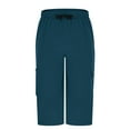 thumbnail image 4 of Men's Cargo Pants Lightweight Below Knee Work Shorts with Multiple Pockets Versatile Everyday Utility Clothing, 4 of 6
