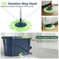 thumbnail image 7 of SUGARDAY Spin Mop and Bucket with Wringer Set for Floors Cleaning Heavy duty System, 7 of 7