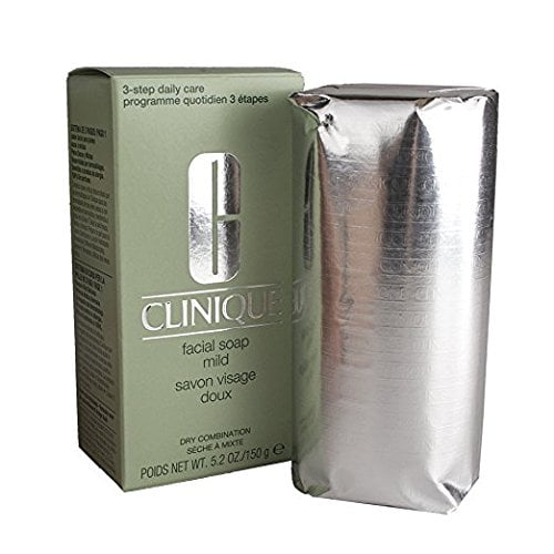 Clinique Facial Soap Mild Refill, Gentle Cleanser, 5.2oz, Dry 