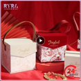 thumbnail image 2 of Caja de regalo de mano Complicada Fácil de plegar Diseño único No se cae fácilmente Colores brillantes Embalaje de regalo Caja de dulces Hermosamente, 2 of 5