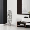 thumbnail image 4 of HomeRoots 47" Aluminum Silver Twigs Cylinder Floor Vase 31.5 x 9 x 9, 4 of 5