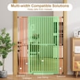 thumbnail image 7 of AOPEC 57" Extra Tall Pet Gate, Auto Close Dog Door Pressure Mounted No Drilling for Doorways, Hallways, Stairs, Expandable 27.5"-38.5" Wide, Narrow 1.18" Spacing for Small Dogs & Puppies, White, 7 of 7