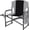 Black, variant on Oversized Directors Camping Chair Support 600 LBS, Heavy Duty Folding Outdoor Chairs with Detachable Side Pocket and Adjustable Side Table for Outside Beach,Lawn,Fishing (Black)