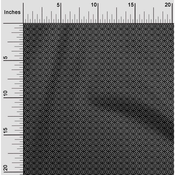 oneOone Viscose Jersey Fabric Shapes Geometric Sashiko Print Fabric BTY 60 Inch Wide