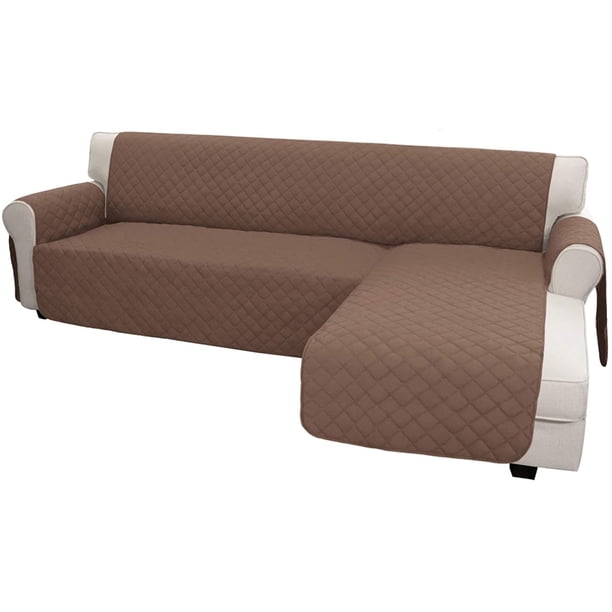 Easy Going Reversible L Shape Sofa Slipcover Sectional Couch Cover 