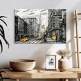thumbnail image 3 of Elephant Stock Nyc Wall Art - Horizontal Canvas Wall Art - Living Room Wall Decor - City Canvas - Orange And Gray Decor - 24" x 16", 3 of 8