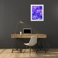 thumbnail image 3 of Gulin, Sylvia 25x32 White Modern Wood Framed Museum Art Print Titled - Washington State-Sammamish close up image of a blue delphinium, 3 of 4