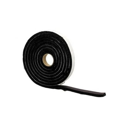 M-D Building Products 06577 1/4" x 1/2" x 10' Premium Rubber Sponge Weatherstrip