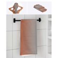 thumbnail image 6 of Dark Orange Grey Ombre Towel Set of 3, Soft Microfiber Bath Towels, Hand Towel, Washcloths, Modern Gradient Abstract Art Quick-Dry Absorbent Towels for Bathroom Kitchen Hotel Beach Gym Spa, 6 of 7