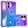 thumbnail image 1 of Funda para iPhone 16 Plus Transparente con Brillos Carcasa Protectora Antigolpes con Glitter Brillante, 1 of 5