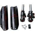 thumbnail image 2 of Complete 45mm/48mm Upside Down Front Fork Shock Absorber and Triple Clamp Handlebar Riser Set for Pit Dirt Bike, 2 of 7