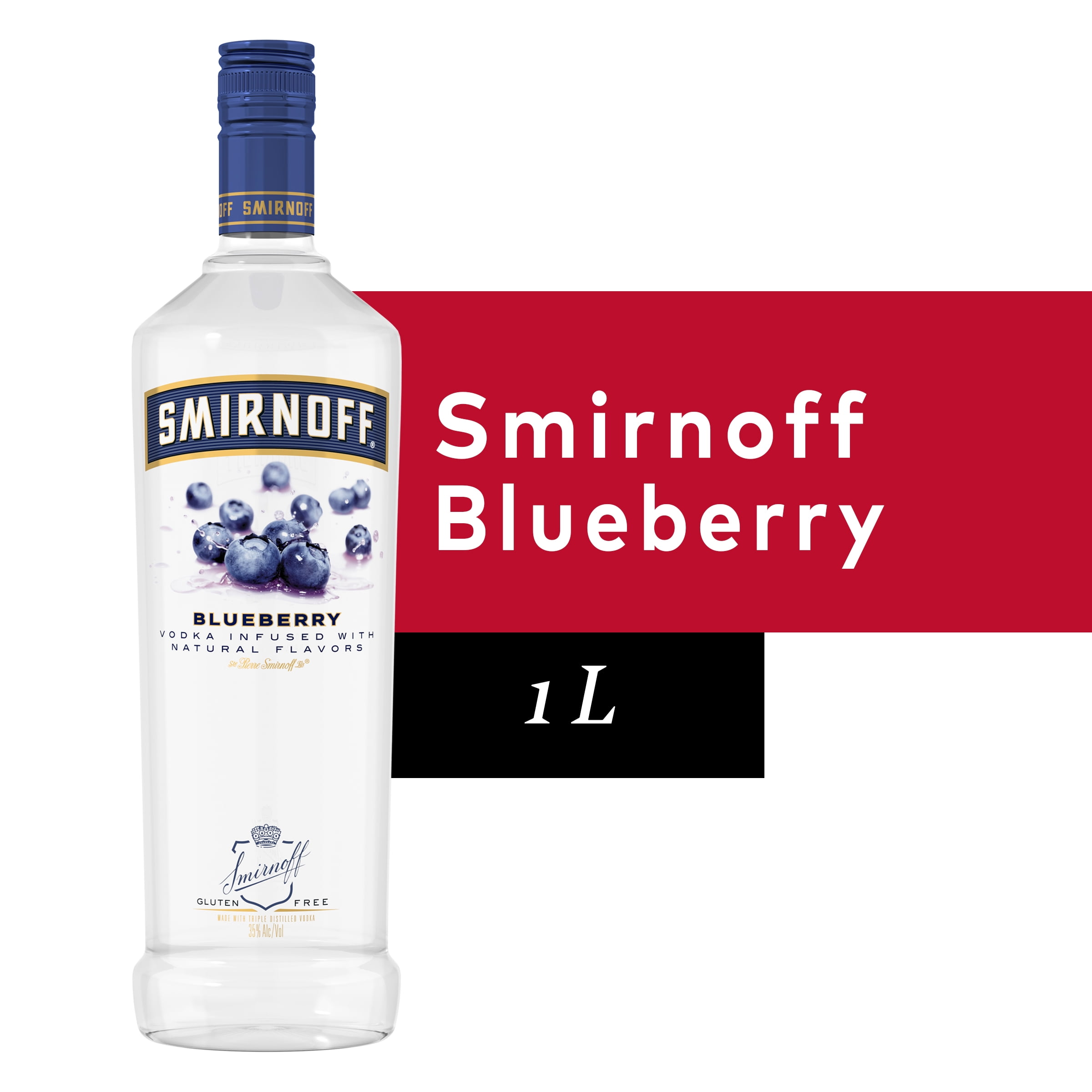 Smirnoff Blueberry 70 Proof Vodka Infused With Natural Flavors 1 L Bottle Walmart Com Walmart Com Smirnoff Blueberry 70 Proof Vodka Infused With Natural Flavors 1 L Bottle Walmart Com Walmart Com