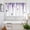 Purple, variant on Wisteria Kitchen Curtains Window Panels, Purple Flowers Butterflies Vintage Spring Insulated Window Treatment Curtain, Grommet Curtains for Bedroom/Living Room/Bathroom, 2 Piece 42"Wx45"L