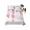 Pink, variant on Twin Flat Sheet 66"x96", Pink Ombre Botanical Soft Lightweight Bedding Flat Sheets Only, Watercolor Country Pastoral Leaf Brushed Microfiber Top Bed Sheet, Breathable StainResistant Bedsheets