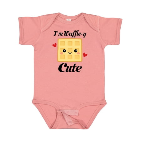

Inktastic Waffle Pun Im Waffle-y Cute Gift Baby Girl Bodysuit