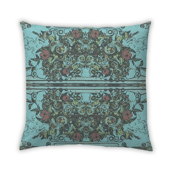 Ahgly Company Outdoor Square Contemporary Throw Pillow, 18 inch by 18 inch