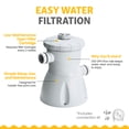 thumbnail image 6 of Funsicle 12ft x 30in Round Sea-Thru QuickSet Above Ground Pool with Cartridge Filter Pump, Age 6 & up, 6 of 7