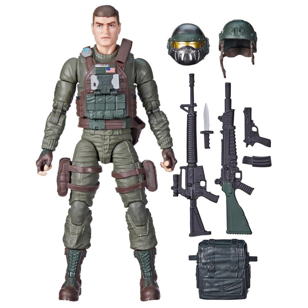 G.I. JOE ACTION SOLDIER フィギュア Action Soldier Army Painted Head 12