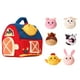 thumbnail image 5 of Animales de granja de peluche, juguetes educativos de aprendizaje, granero grande, regalos, peluches de peluche, juego para niñas, niños y bebés., 5 of 9