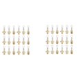 thumbnail image 1 of 36 Pcs Porte-Clés en Bois pour Baptême Communion, 1 of 5