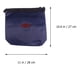thumbnail image 4 of EeaseMX Bolsa de aluminio para almuerzo, con aislamiento térmico, portátil, para el trabajo escolar (azul marino), 4 of 7