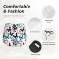 thumbnail image 6 of Picia Butterfly Pattern Women's 2 in 1 Athletic Running Shorts High Waisted Workout Casual Gym Sweat Shorts with Comfy Liner Zipper Pockets-XX-Large, 6 of 9