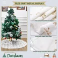 thumbnail image 2 of Decoración Blanca De 120cm De Falda De Copo De Nieve Con, 2 of 8