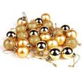 thumbnail image 4 of Christmas Decorations Clearance, 24Pcs Christmas Balls Ornaments, 1.18'' Shatterproof Christmas Tree Decorations Ornaments, Christmas Decorations for Indoor Home Holiday Wedding Party Gold, 4 of 7