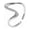 Silver, variant on Wave Curve Open Ring for Men Adjustable Stainless Steel Band Flowing Line Minimalist Jewelry Silver