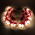 Tiitstoy Christmas Snowman String Lights, 10 LED 5.1ft Waterproof Light