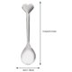thumbnail image 4 of 12 piezas de acero inoxidable Love Fork cucharas de té cuchara de pastel cucharilla de café cuchara de café elegante accesorios de café para niños, 4 of 6