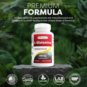 Best Naturals L-Glutamine 500 mg 250 Tablets