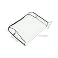 thumbnail image 2 of RENACLIPY 2PCS Clear Chair Covers Waterproof PVC For Salon Chairs With Wear Resistance, 2 of 8