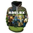 thumbnail image 3 of ROBLOX-suéter con capucha y estampado Digital para hombre y niña, suéter de moda para pareja, regalo de cumpleaños, nuevo, 3 of 4