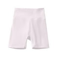 thumbnail image 4 of Mevxay Girl's High Waist Bike Shorts Elastic Athletic Running Yoga Shorts for Kids Teen 2-12 Years Pink, 4 of 5