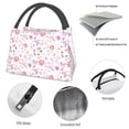 thumbnail image 4 of Balery Retro Floral Bolsa de Aislamiento Portátil – Bolsa de Almuerzo con Forro de Aluminio Mejorado, Funda Impermeable y Fácil de Limpiar para Picnic y Caja de Almuerzo, 4 of 6
