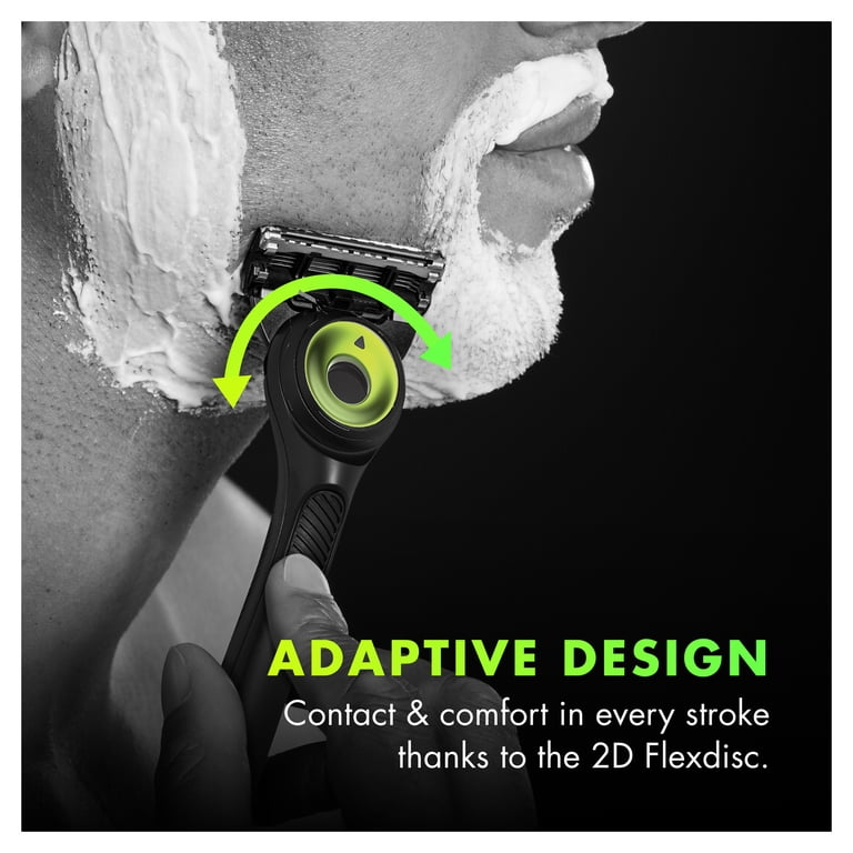 Gillette Labs with Exfoliating Bar Mens Razor Neon Edition - 1