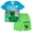 Multicolor / green, variant on Minecraft Creeper Little Boys T-Shirt and Shorts Outfit Set Little Kid to Big Kid