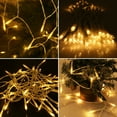 thumbnail image 6 of MASHANG 18ft 50 LED Battery Operated Christmas Lights, 2 Pack White Wire Christmas Tree String Lights Indoor Decorations, Warm White, 6 of 10