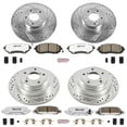 thumbnail image 3 of PowerStop Front and Rear Z26 Street Warrior Carbon-Fiber Ceramic Brake Pad and Drilled and Slotted Rotor Kit Fits: SUBARU Select Models K2377-26, 3 of 9
