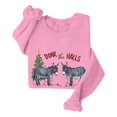 thumbnail image 3 of Donk The Halls Christmas Sweatshirts for Women 2025 Long Sleeve Crewneck Funny Donkey Graphic Sweatshirt Pullover Tops, 3 of 8