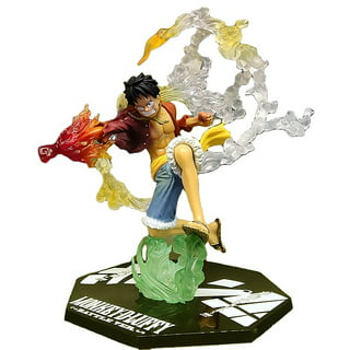 Bandai Anime Heroes - Pick Your Favorite One Piece Hero: Monkey D Luffy,  Roronoa Zoro or Sanji Action Figures with 2 My Outlet Mall Stickers (Monkey  D Luffy)
