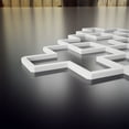 thumbnail image 5 of Ekena Millwork 7 3/8"W x 7 3/8"H x 3/8"T Extra Small Fowler Decorative Fretwork Wall Panels in Architectural Grade PVC, 5 of 9