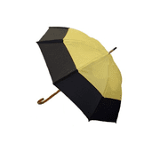 GustBuster 33143YL-BL 43 in. Metro Auto Open Umbrella, Yellow & Black