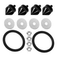 thumbnail image 4 of HEMOTON Car Bumper Fasteners Kit with Aluminum Alloy Material for Front and Rear Use Black Color 1 Set, 4 of 8